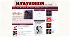Desktop Screenshot of havavisionrecords.com